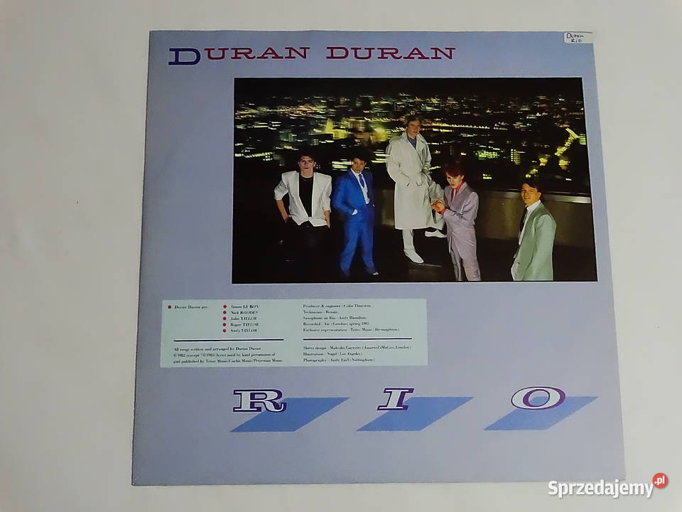 Duran Duran Rio pyta winylowa wydanie EMI Biłgoraj sprzedam