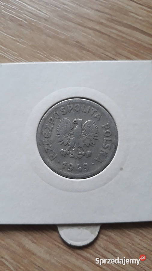 1 złoty 1949 r Aluminium 2 ładna Konin