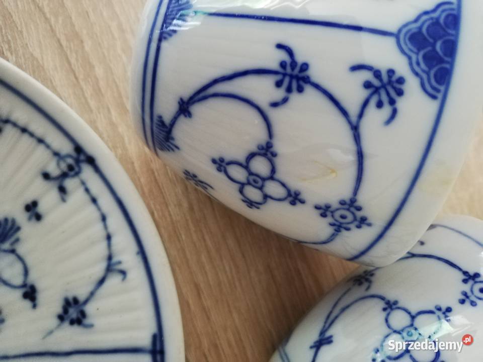 dwie filiżanki i talerzyk stara porcelana Gorlice sprzedam
