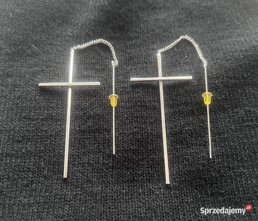 Kolczyki duże krzyże Wrocław