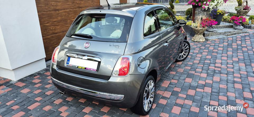 FIAT 500 LOUNGE 2011 r BENZYNKA PANORAMA KLIMA Tarnów