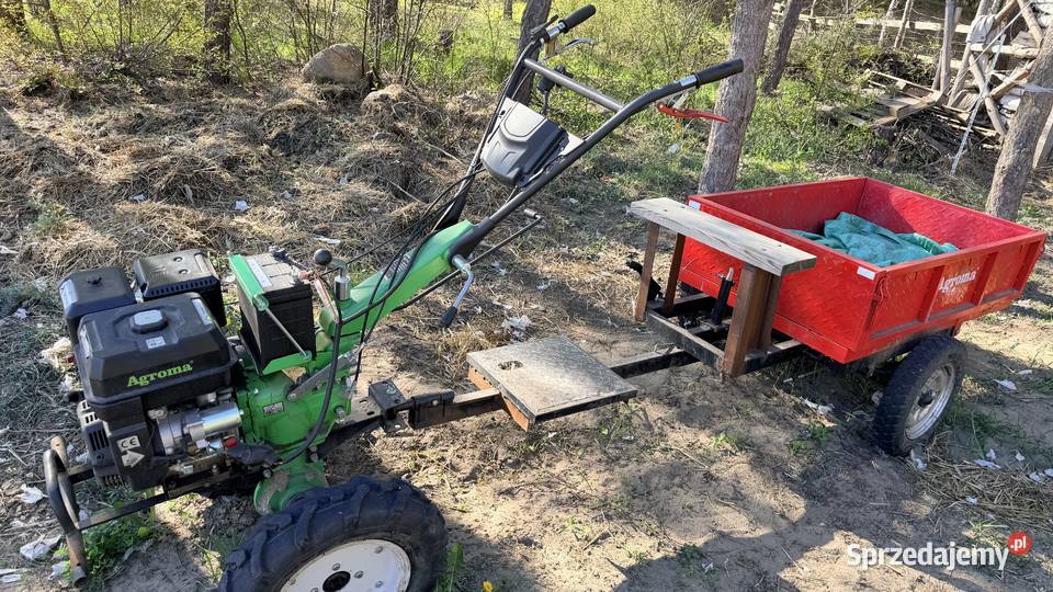 traktorek glebogryzarka spalinowa AGROMA 14 z Wielki Komorsk