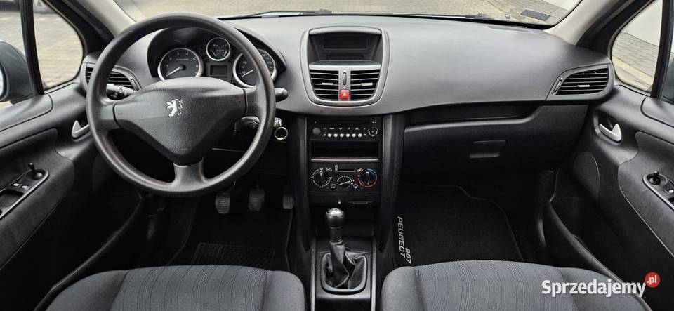 Peugeot 207 2007 poj 14 benz stanklima nowe Zarejestrowany w Polsce Elbląg