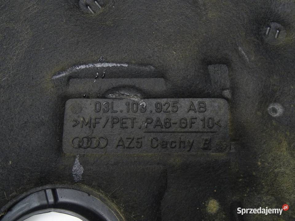 OSŁONA SILNIKA GÓRNA 03L103925AB 20 TDI AUDI A6 Osłony silnika