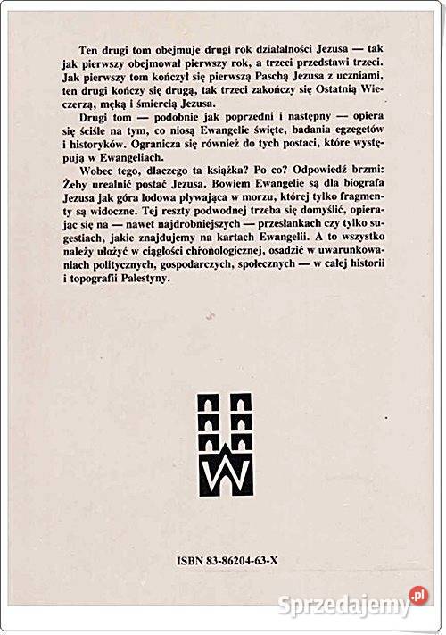 JEZUS tom 2 Wzrost ks Mieczysław Maliński wyd Chorzów