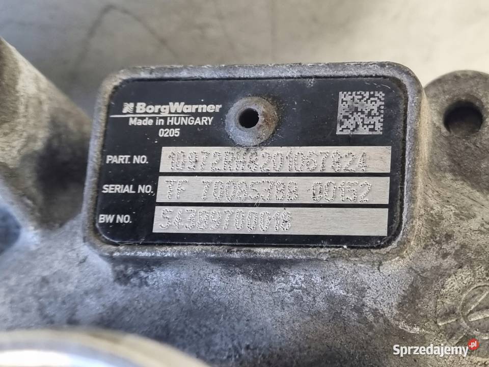 TURBOSPRĘŻARKA turbo Renault Trafic III 16 DCI Turbosprężarki Rudka sprzedam
