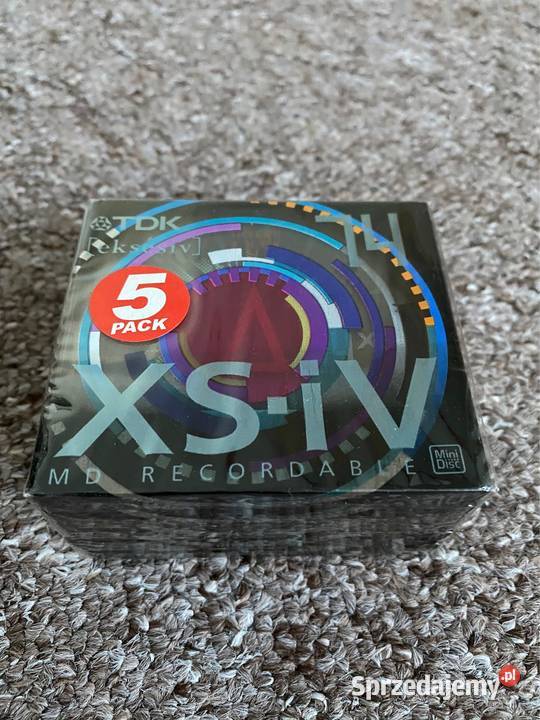 Mini Disc TDK XSiV 74 min x 5 Nowe MD Warszawa