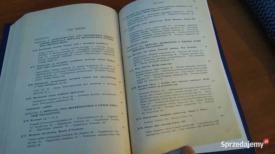 Równania różniczkowe cząstkowe rzędu drugiego Cz matematyka, statystyka Gdańsk