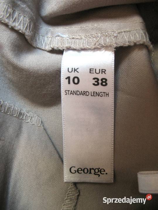 Spodnie bawełniane 38 M biodra 96 beżowe sprzedam