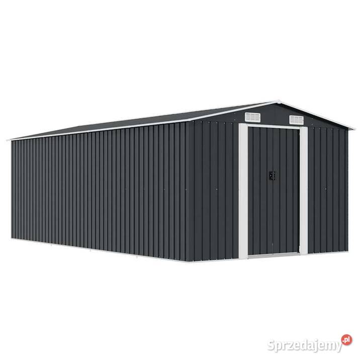 vidaXL Szopa ogrodowa 257 x 489 x 181 metal mazowieckie Warszawa