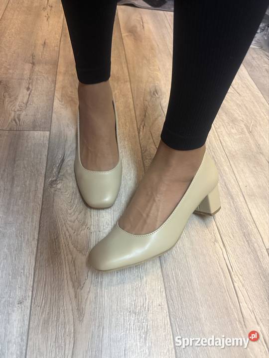 41 Bonprix Mega wygodne czółenka wieczorowe Nowe zielony Kraków