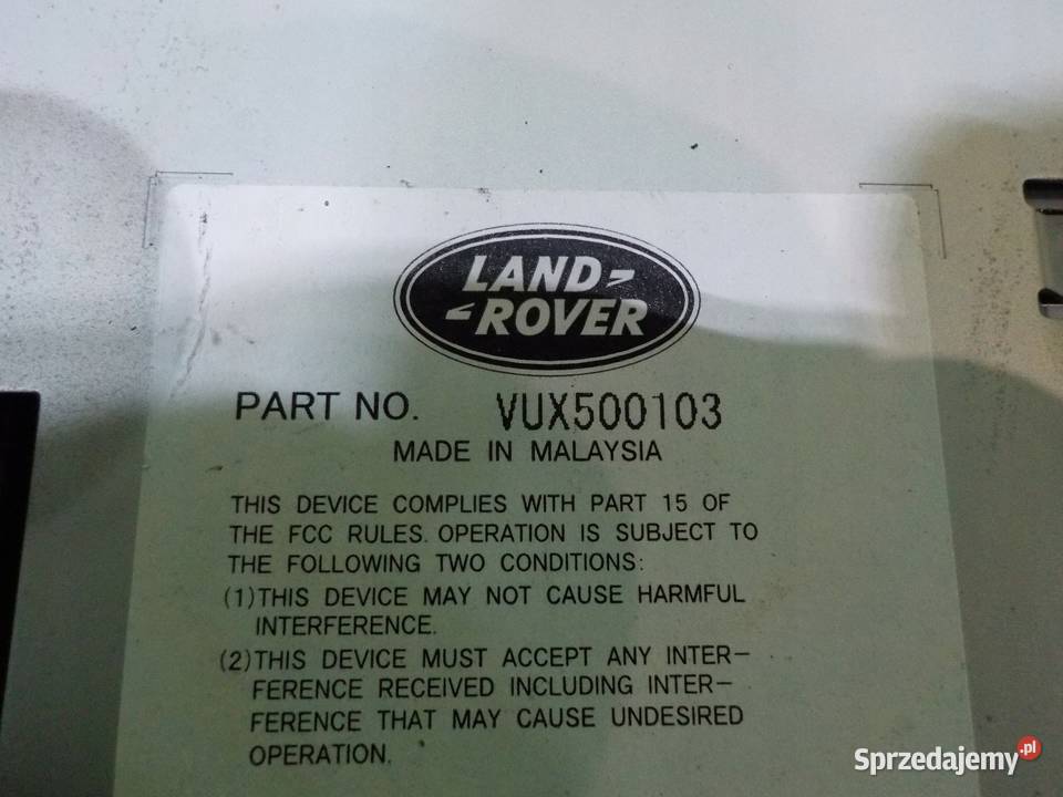 RANGE ROVER L322 04r modul tunera wzmacniacz osobowe Suków
