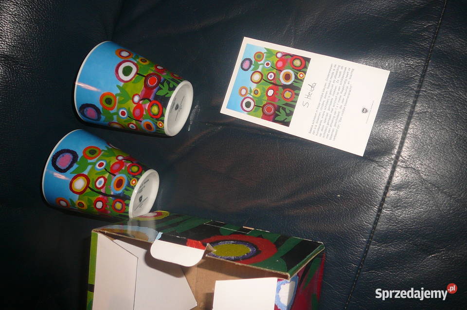 Kolorowe 2 kubki Kolorowe Holandia SHeida Wrocław