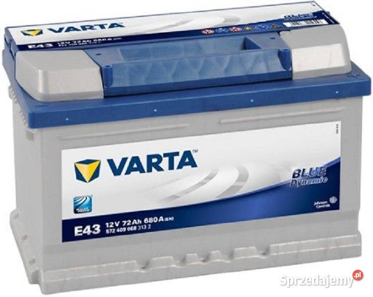 Akumulator Varta Blue Dynamic E43 72Ah680A Części samochodowe Warszawa