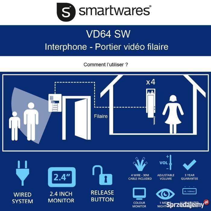 Zestaw cyfrowy Smartwares VD64 SW ELRO VD64 Pozostałe Konin
