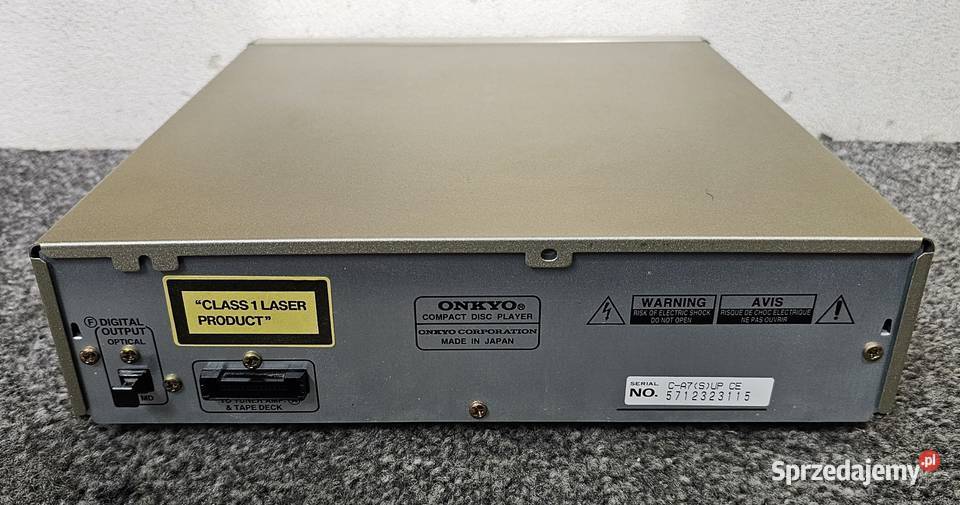 Odtwarzacz CD ONKYO CA7 wysyłka Kraków