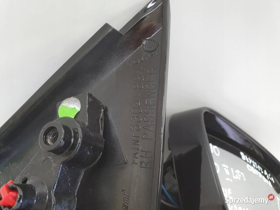 LUSTERKO PRAWE Volvo V40 II PASAŻERA 12 Pin lubelskie