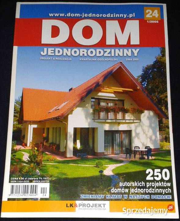 Dom jednorodzinny 250 autorskich projektów 0124 lubelskie Chełm sprzedam
