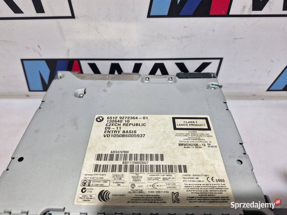 BMW F20 RADIO PROFESSIONAL CD 9272364