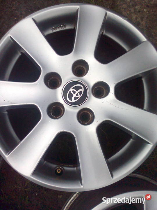 felgi aluminiowe 15 Toyota Auris Yaris Carolla Średnica 15" Motoryzacja podkarpackie Jarosław