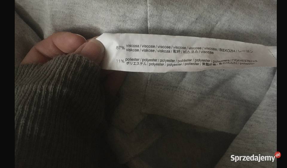 STRADIVARIUS nowa bluza Z wiskozy Szersze rękawy Wkładane przez głowę Leszno