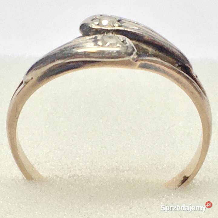 Pierścionek z RÓŻOWEGO złota 585 14K z Warszawa