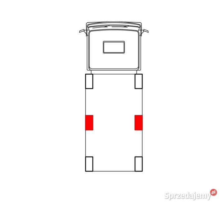 Słupek Blueline 500 mm DL z podwójnym zamkiem Przysieka Polska