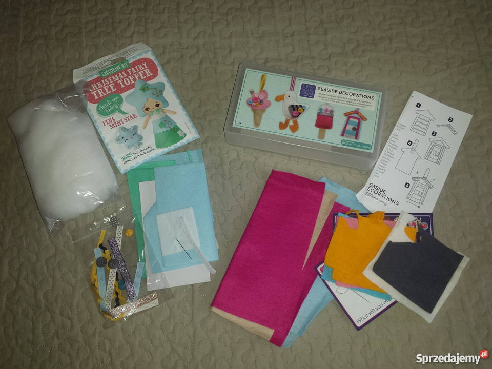 Diy filc zabawki handmade mazowieckie Warszawa