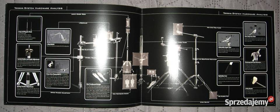 Yamaha Drums System Hardware catalog katalog Kępice