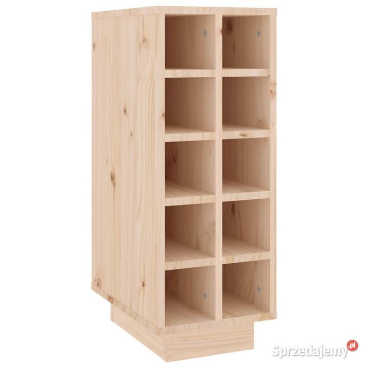 vidaXL Szafka na wino czarny 23x34x61 SKU820971 Warszawa