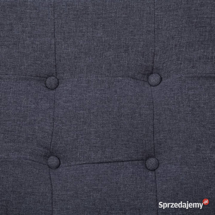 2osobowa sofa z podłokietnikami ciemnoszara stal sprzedam