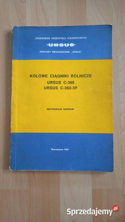 Instrukcja napraw Ursus C360 C360 3P oryginalna Lublin