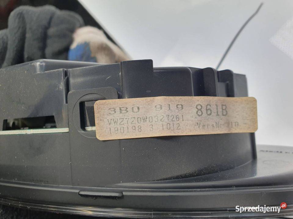 LICZNIK ZEGAR VOLKSWAGEN PASSAT B5 3B0919861B Lipno