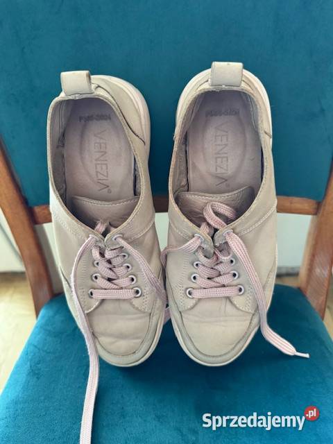 Buty damskie Venezia 37 różowe ze skóry Częstochowa