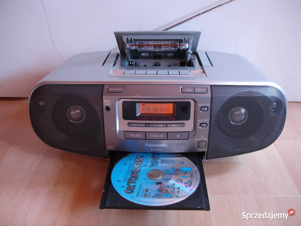 Radiomagnetofon PANASONIC RXD50 lubuskie Zielona Góra