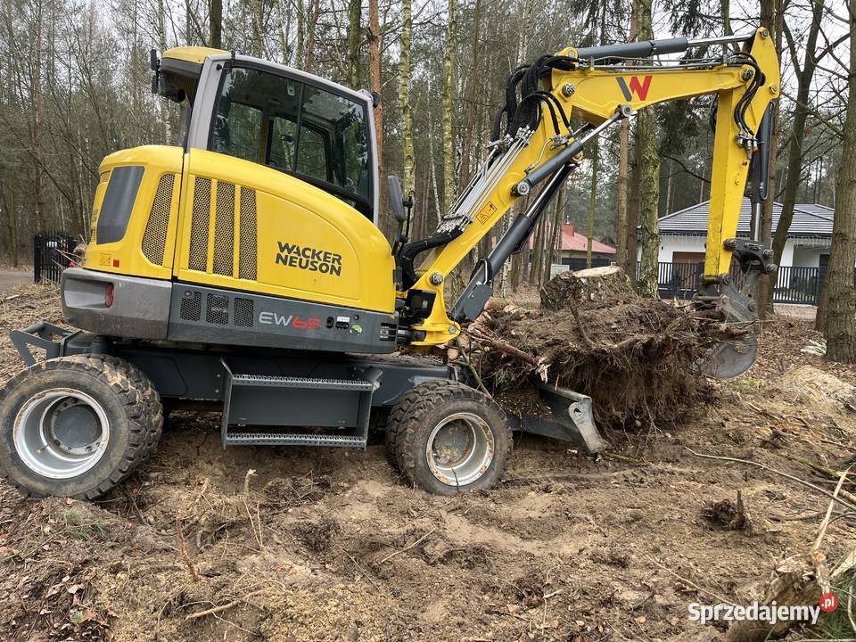 Koparka midi plus wywrotka Płochocin usługi budowlane