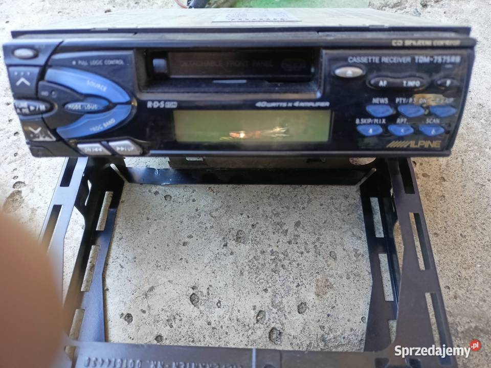 Autoradio A Cassette ALPINE TDM7575RB osobowe Tarnobrzeg