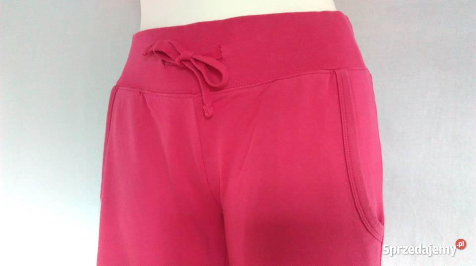 Spodnie damskie Dresowe r 38 różowe Bawełna NOWE Białystok