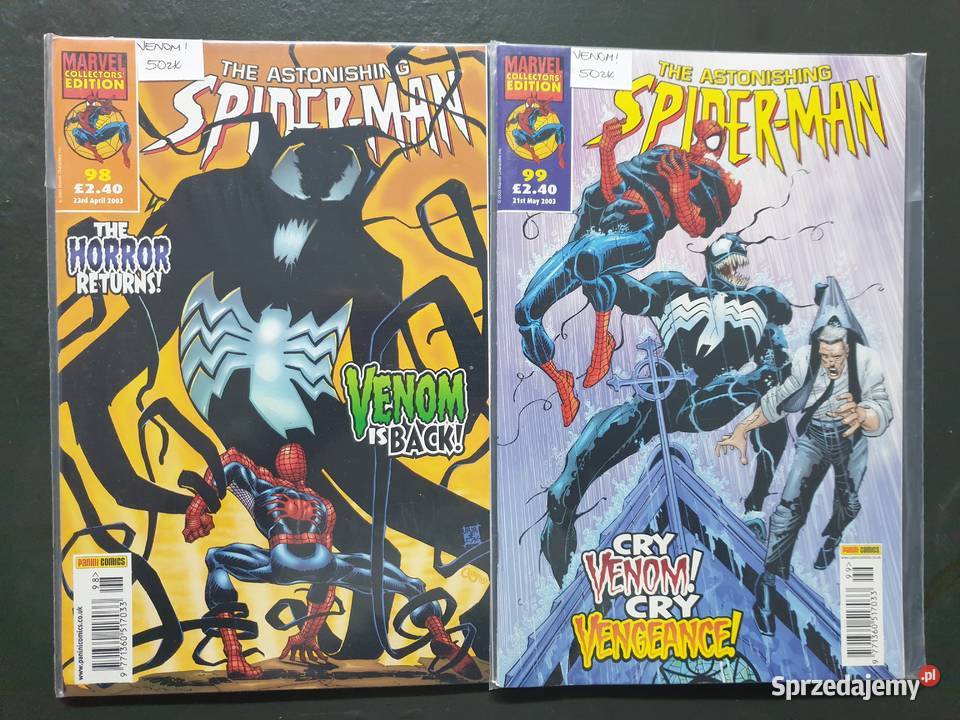 Carnage Venom zestaw 19 oryginalnych komiksów pomorskie Gdynia