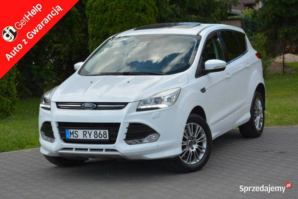 Ford Kuga Individual 4WD Skóry Panorama Radar isofix Ostrów Mazowiecka