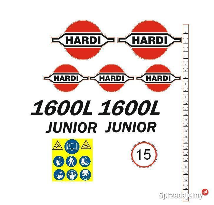 naklejki hardi junior i inne modele kujawsko-pomorskie