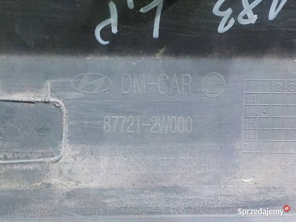 SANTA FE III 22 CRDI AUT 14r 5D listwa ozdobna