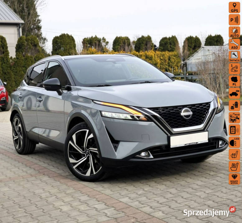 Nissan Qashqai FULL Skóra Panorama Kamery 360 małopolskie Nowy Sącz
