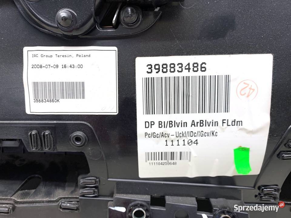 BOCZEK DRZWI LEWY PRZÓD VOLVO V70 III 30649483