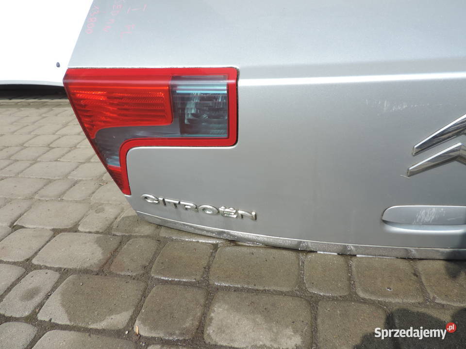 KLAPA BAGAŻNIKA CITROEN C5 I FL EZRC HB Rok produkcji 2005 małopolskie Nowy Sącz