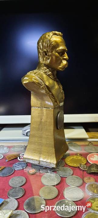 FIGURKA Popiersie Józef Piłsudski 2 Rękodzieło sprzedam