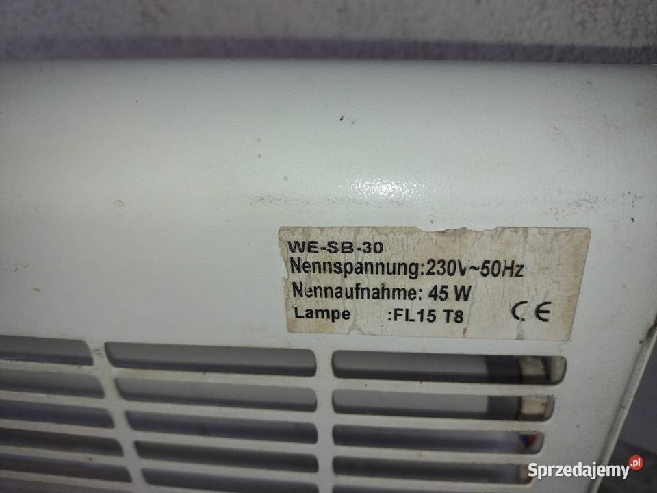 Lampa owadobójcza lepowa jednostronna biała Lampy Chojnice