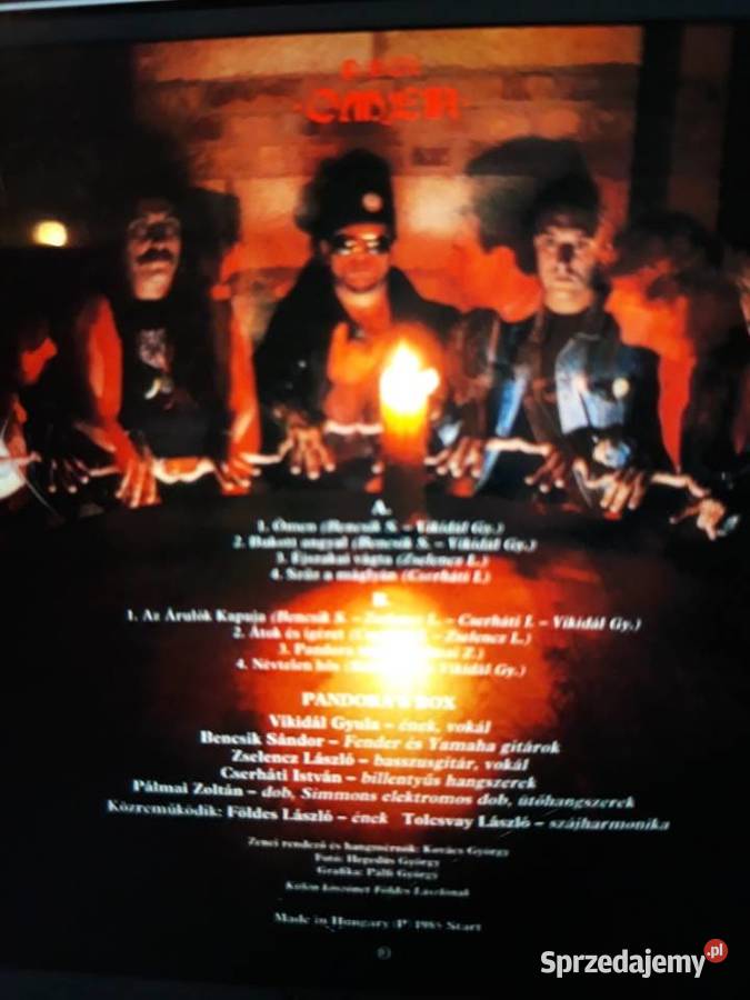 Archiwum węgierskiego rocka PANDORAS BOX Start Rzeszów
