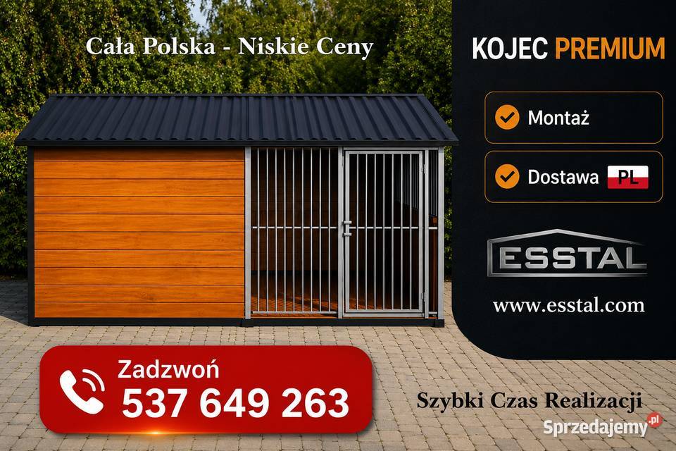 Zagroda Psa Kojec Psa Klatka Psa Buda ESSTAL