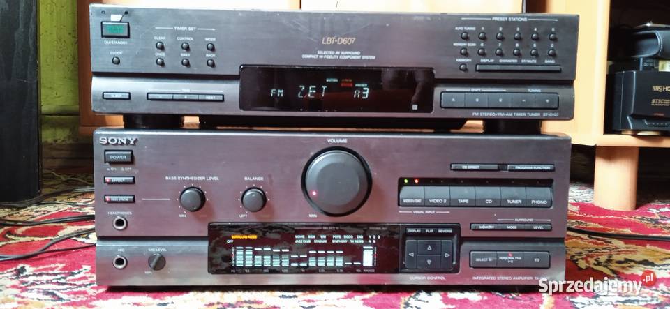 Zestaw stereo Sony LBT TA607 Wzmacniacze i pokrewne Urzędów